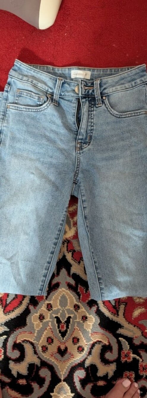 Classic Light Wash Denim Jeans - Light Blue